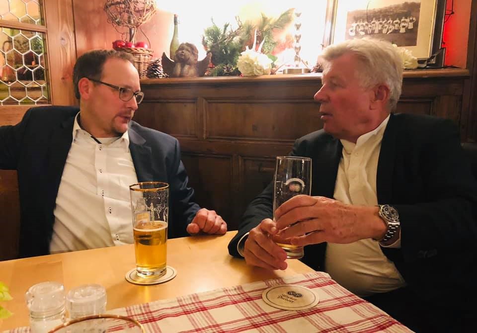 MdB Karsten Klein mit dem ehemaligen MdB Dr. Rainer Stinner 
