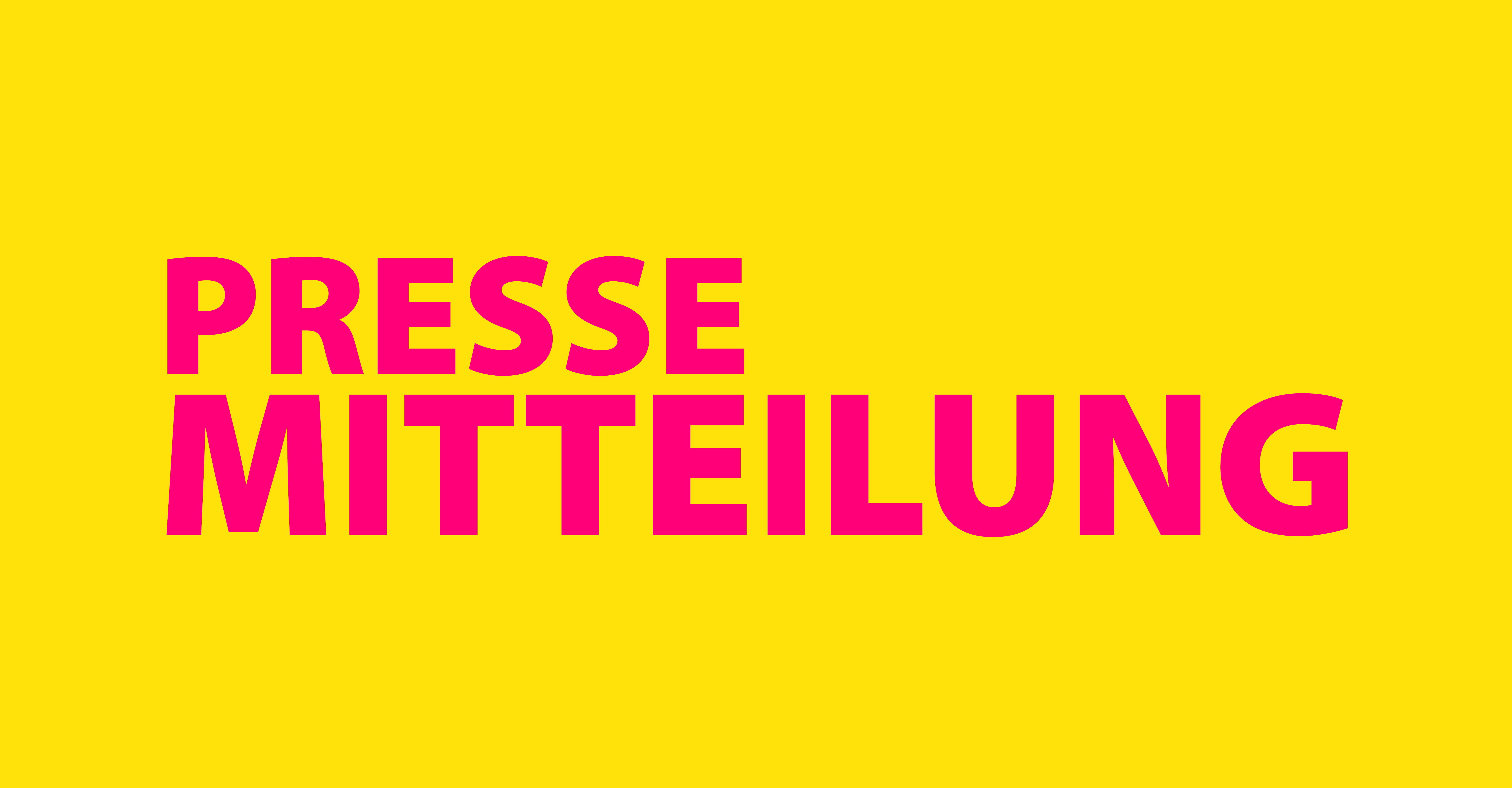 Pressemitteilung