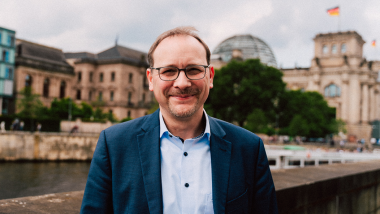 Bayerns stellvertretender FDP-Chef, Landesgruppenvorsitzender und Obmann der FDP-Fraktion im Haushaltsausschuss, Karsten Klein MdB..